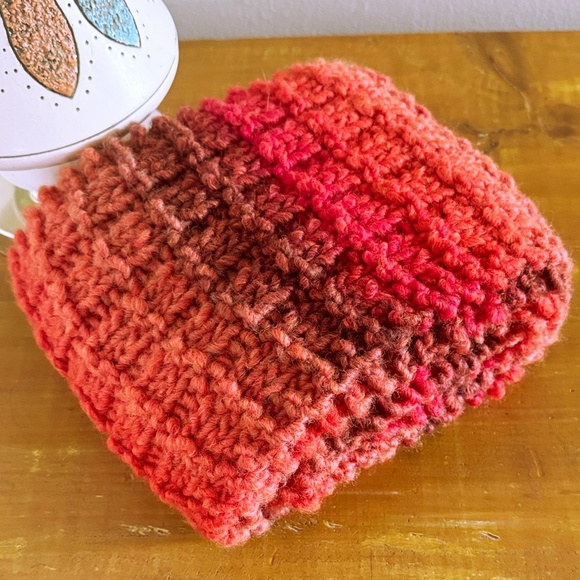 Long, hand knit scarf - Unisex - Picture 13 of 13